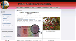 Desktop Screenshot of pk-numismaatikot.fi